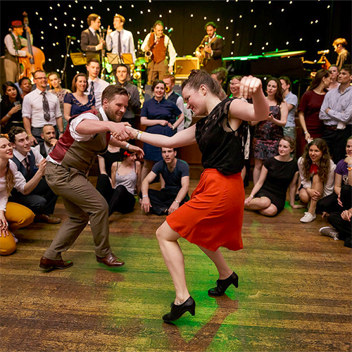 Couple Swing Dancing Couple Swing Dancing